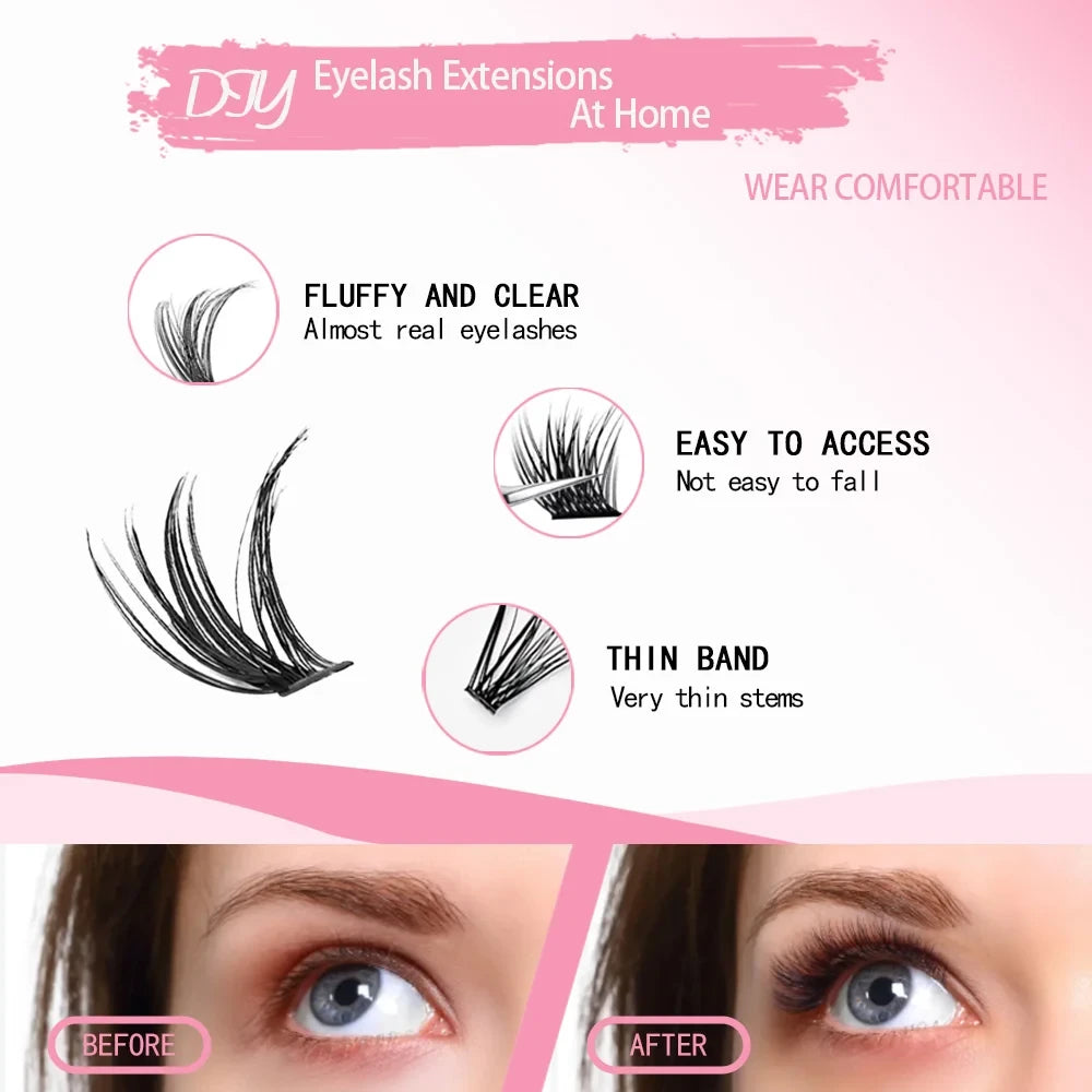 Faux Mink Cluster Lashes